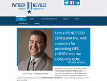 Tablet Screenshot of patrickforcolorado.com